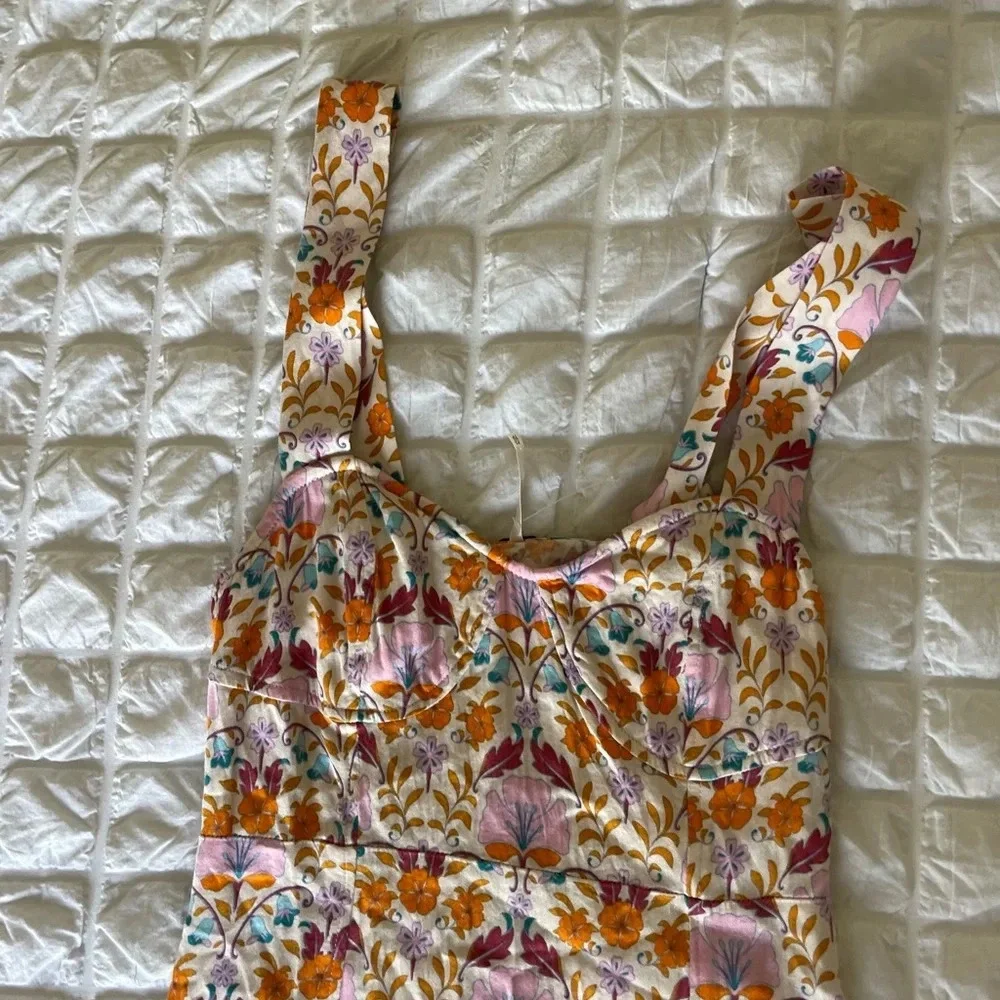 Free People Sasha floral mini dress